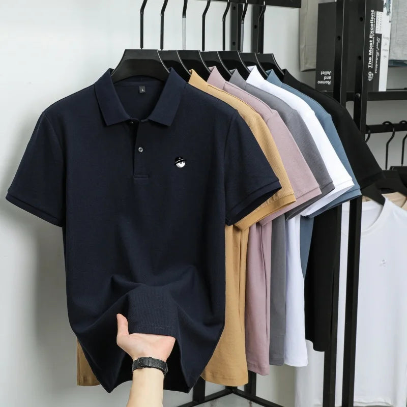 Par & Polo Embroidered Cotton Polo