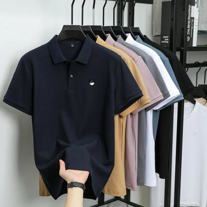 Par & Polo Embroidered Cotton Polo