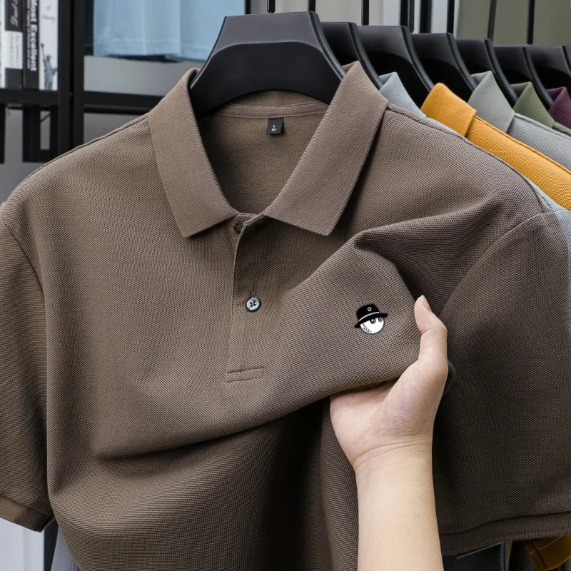 Par & Polo Embroidered Cotton Polo