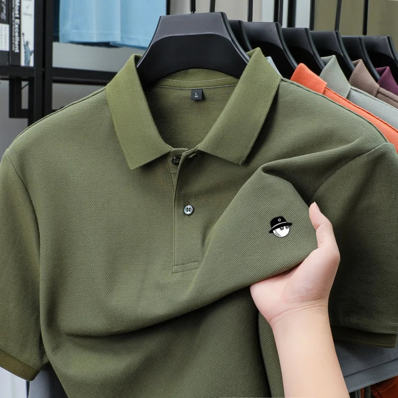 Par & Polo Embroidered Cotton Polo