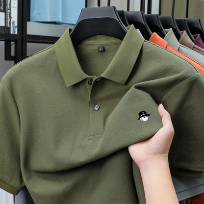Par & Polo Embroidered Cotton Polo