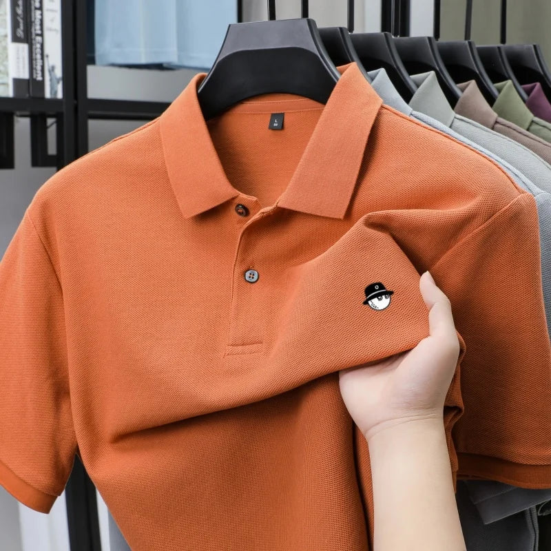 Par & Polo Embroidered Cotton Polo