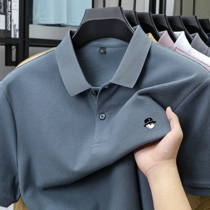 Par & Polo Embroidered Cotton Polo